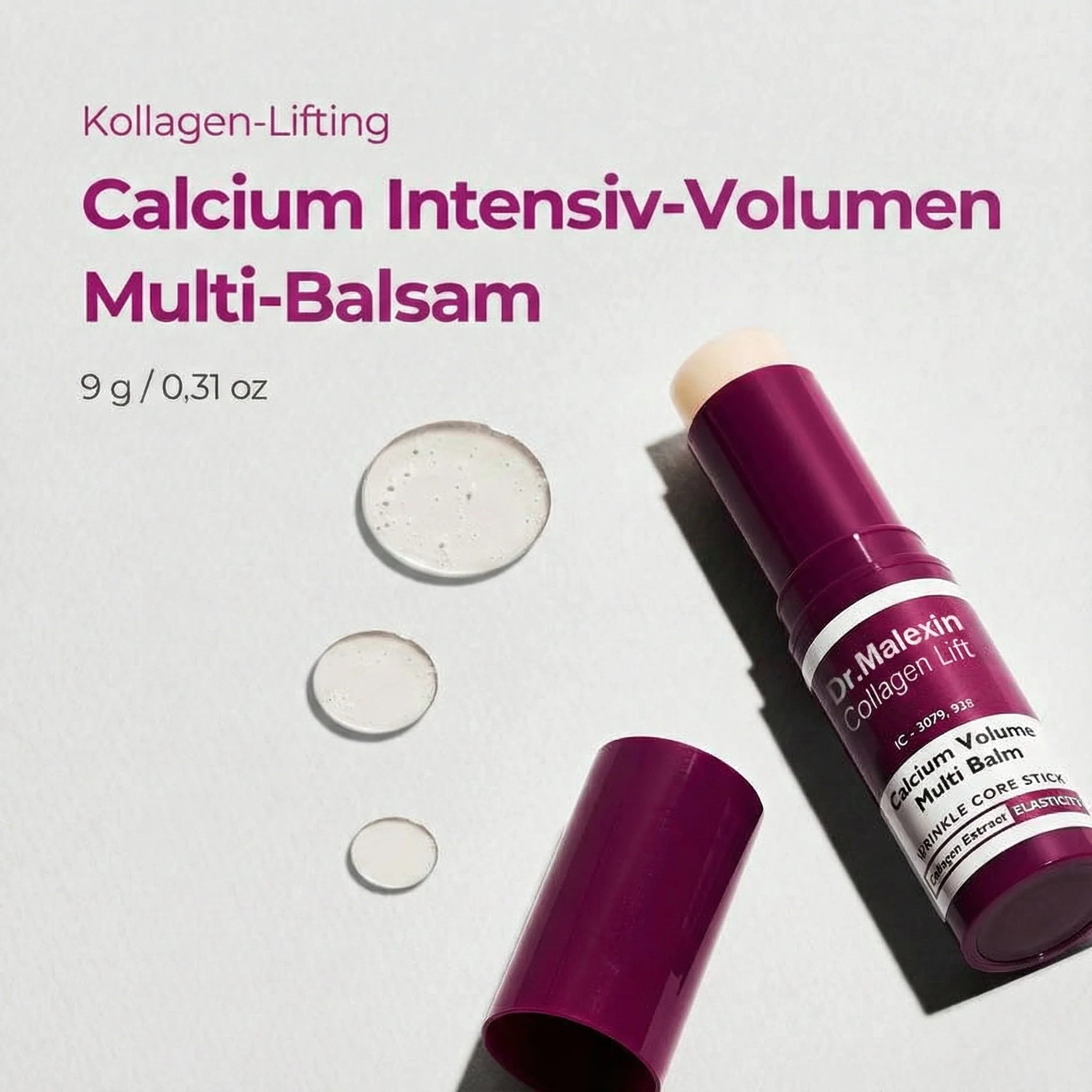 [Dr.Malexin Offiziell]🥰Calcium Volume Multi Balm + Eye Patch 60 Stück – Koreanische Hautpflegekosmetik - Image 3