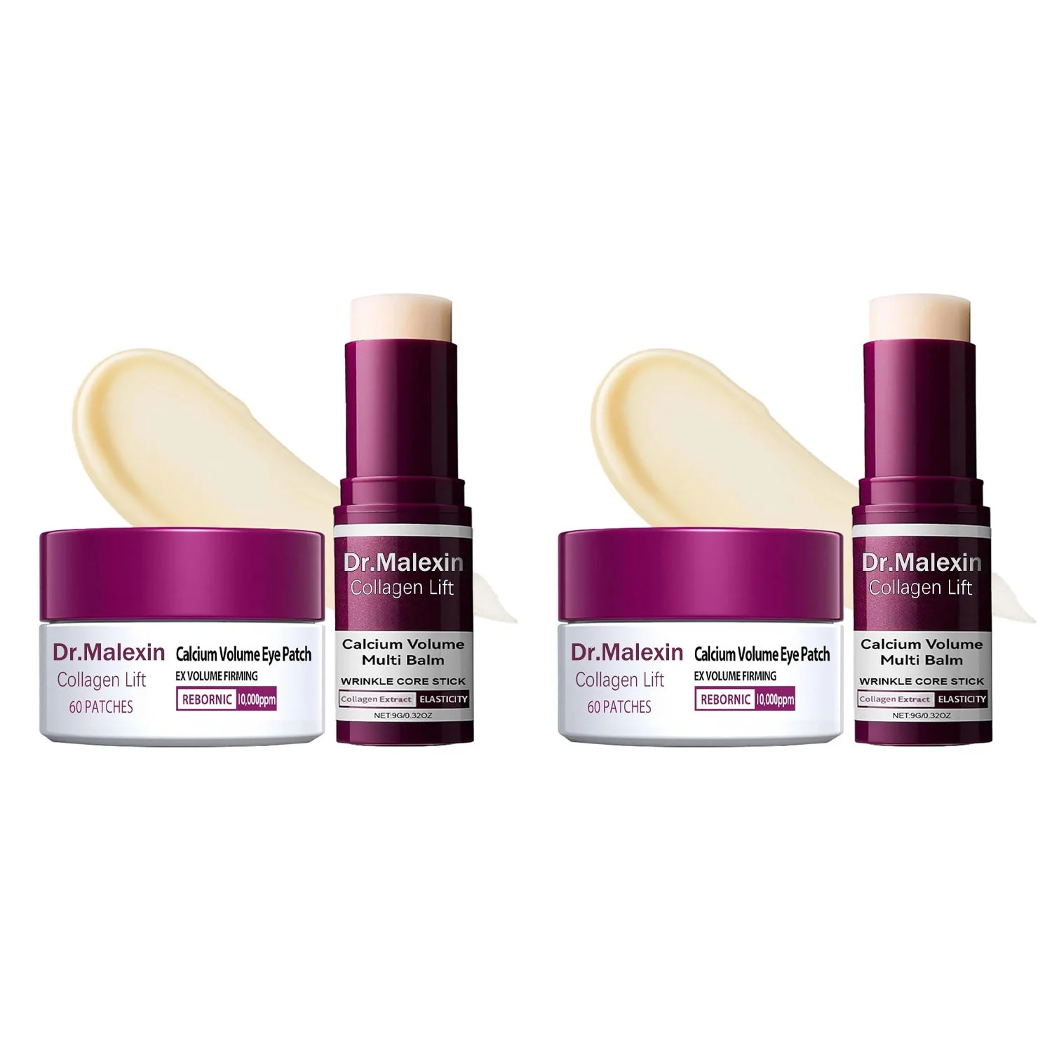 [Dr.Malexin Offiziell]🥰Calcium Volume Multi Balm + Eye Patch 60 Stück – Koreanische Hautpflegekosmetik - Image 4