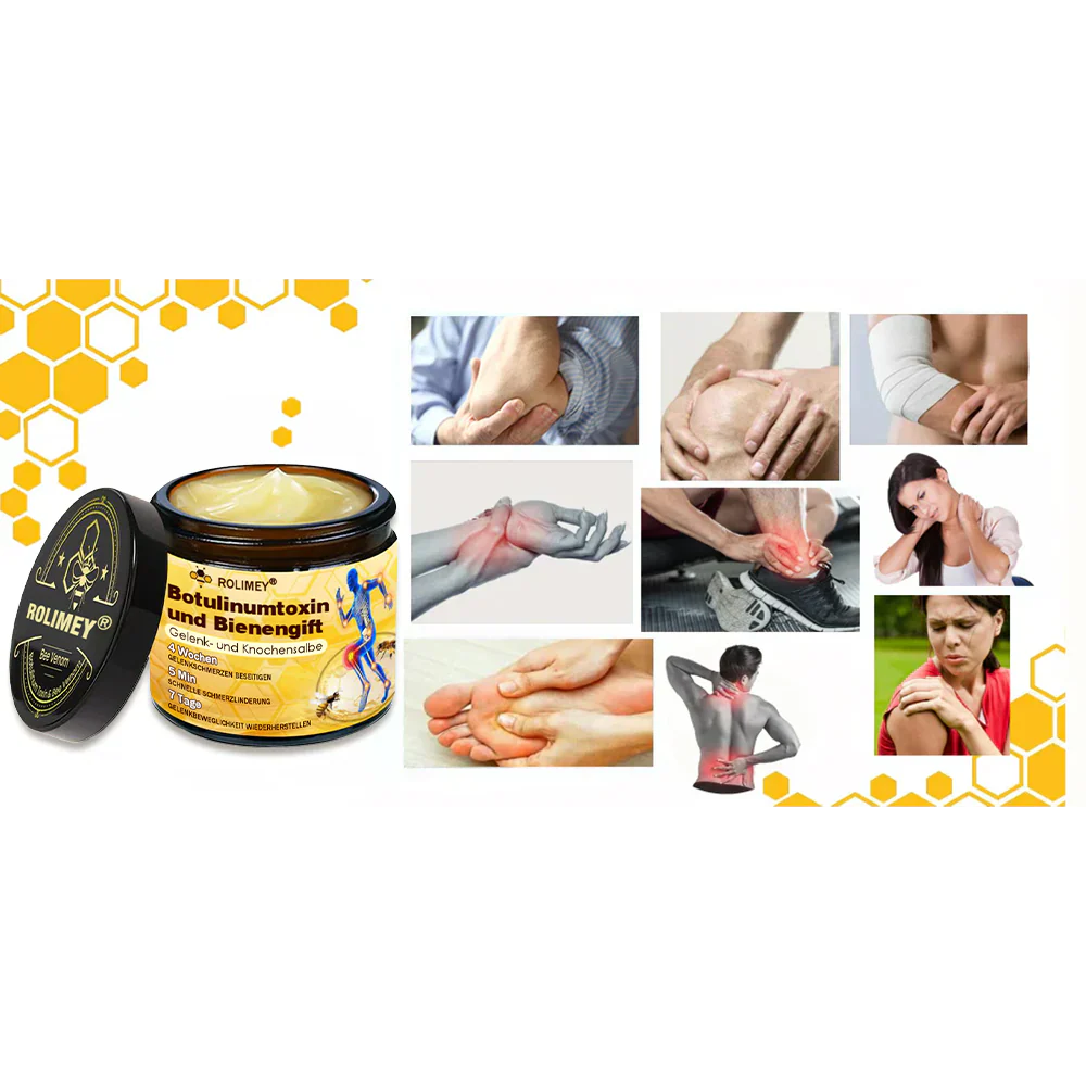 ✅ Offizieller Shop: Rolimey® Bienengift-Schmerzlinderungs Knochenheilungs Creme 👨⚕️(Reduzierung von Gelenkschwellungen, Schmerzen, Steifheit, Rötungen, Wärme, Muskelkater und Gelenkmüdigkeit) - Image 12