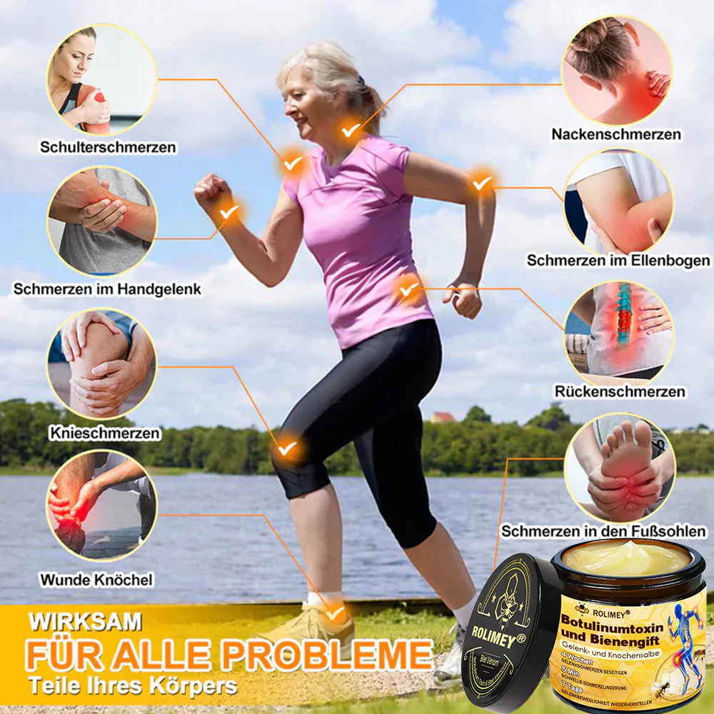 ✅ Offizieller Shop: Rolimey® Bienengift-Schmerzlinderungs Knochenheilungs Creme 👨⚕️(Reduzierung von Gelenkschwellungen, Schmerzen, Steifheit, Rötungen, Wärme, Muskelkater und Gelenkmüdigkeit) - Image 7