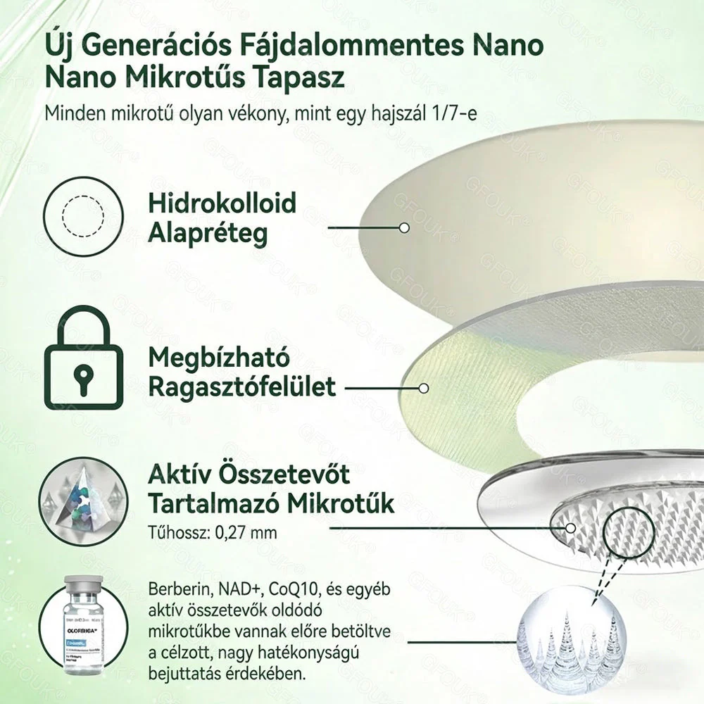 🇩🇪Offizieller Shop | 💥🔥 GFOUK® Moringa Berberinex NAD+ 10-in-1 Nano-Mikronadel-Patch (Nur einmal täglich, sichtbare Veränderungen in 7 Tagen) ✅ Für Übergewicht, lockere Haut, Diabetes, Schlafapnoe, Gelenkprobleme und mehr - Image 6