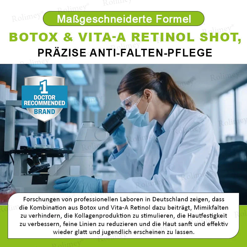 💥Jetzt jugendliche Haut zurückgewinnen 💫Rolimey® Botox & Vita-A Retinol Shot Falten-Lift Straffungscreme - Image 9